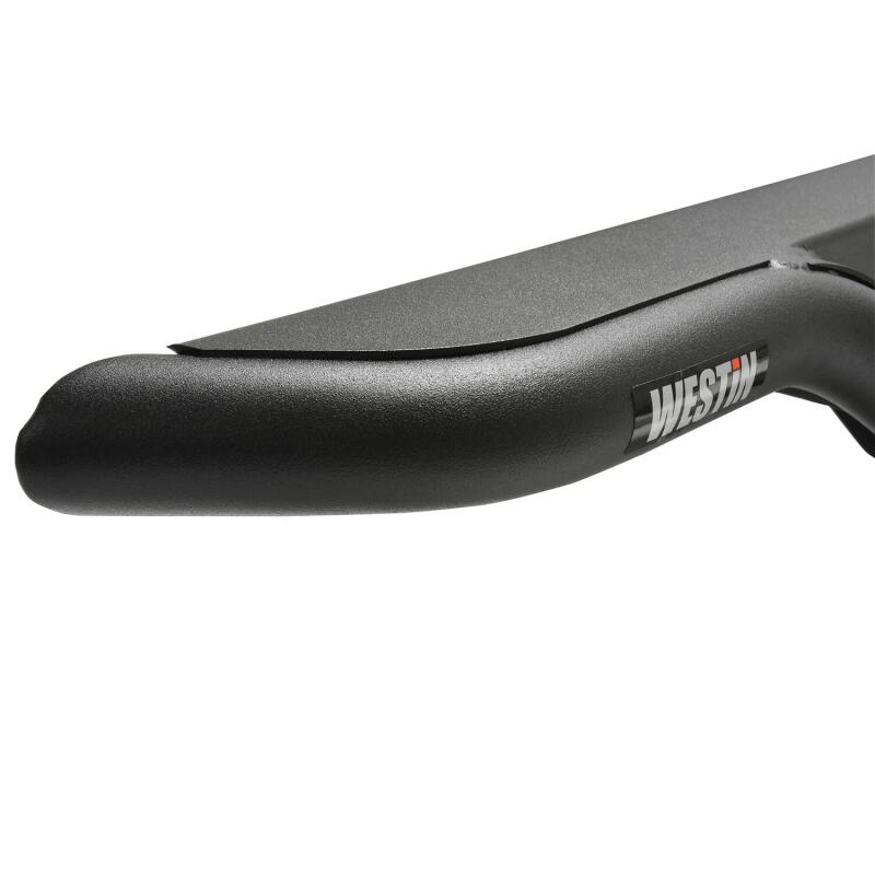 WES Nerf Bars - Outlaw - Westin 19-22 Chevrolet Silverado / GMC Sierra Crew Cab Outlaw Nerf Step Bars - Textured Black