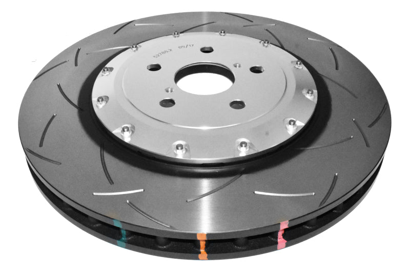 DBA 5000 Series Slotted Rings - DBA 16-20 Lexus GS F Front 5000 Series Slotted Rotor w/Silver Hat