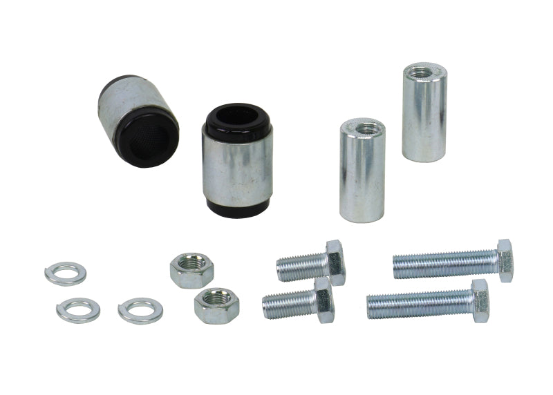 WL Camber Adj Kits - Whiteline 09 lancer Ralliart Rear Camber adj kit-control arm upper bushes
