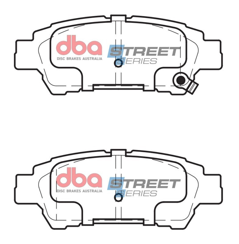 DBA Street Series Brake Pads - DBA 04-10 Toyota Sienna (Rear Rotor) Street Series Rear Brake Pads