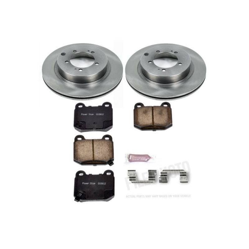 PSB Autospecialty Kit - Power Stop 03-06 Mitsubishi Lancer Rear Autospecialty Brake Kit