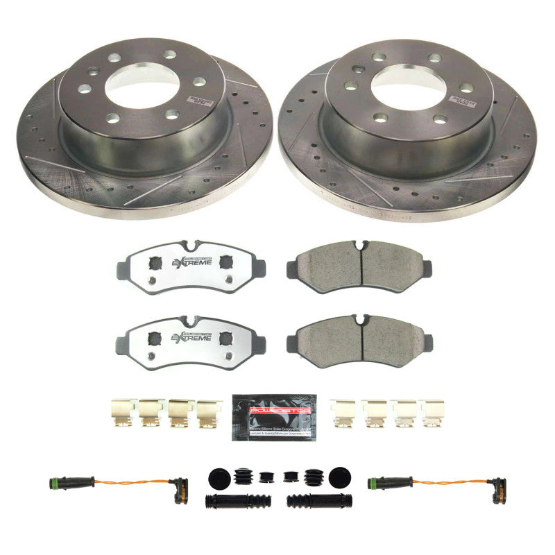 PSB Z36 Truck & Tow Kit - Power Stop 19-21 Mercedes-Benz Sprinter 2500 Rear Z36 Truck & Tow Brake Kit
