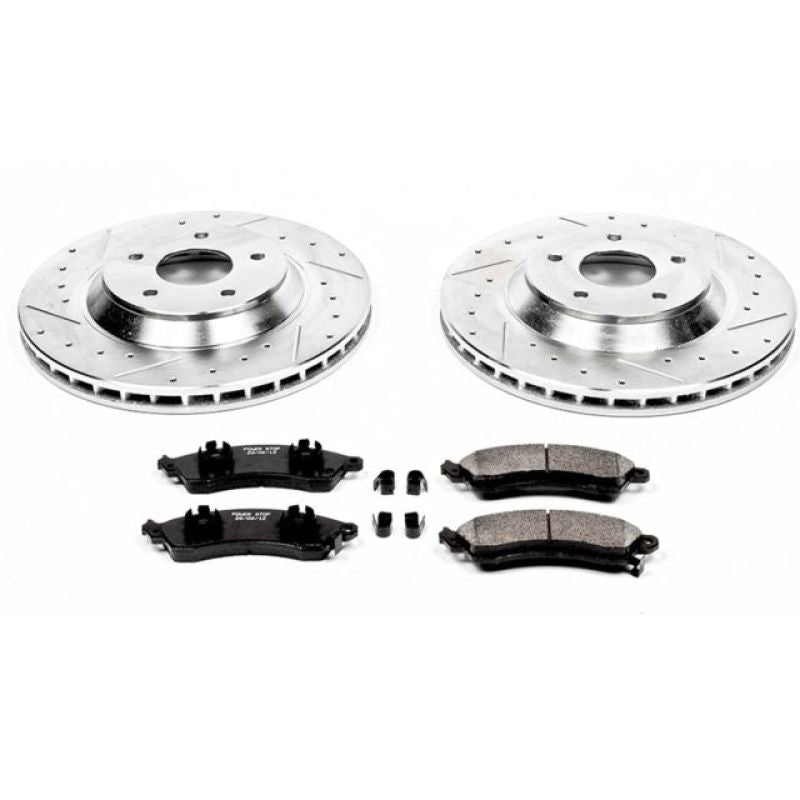 PSB Z23 Evolution Kit - Power Stop 88-96 Chevrolet Corvette Front Z23 Evolution Sport Brake Kit