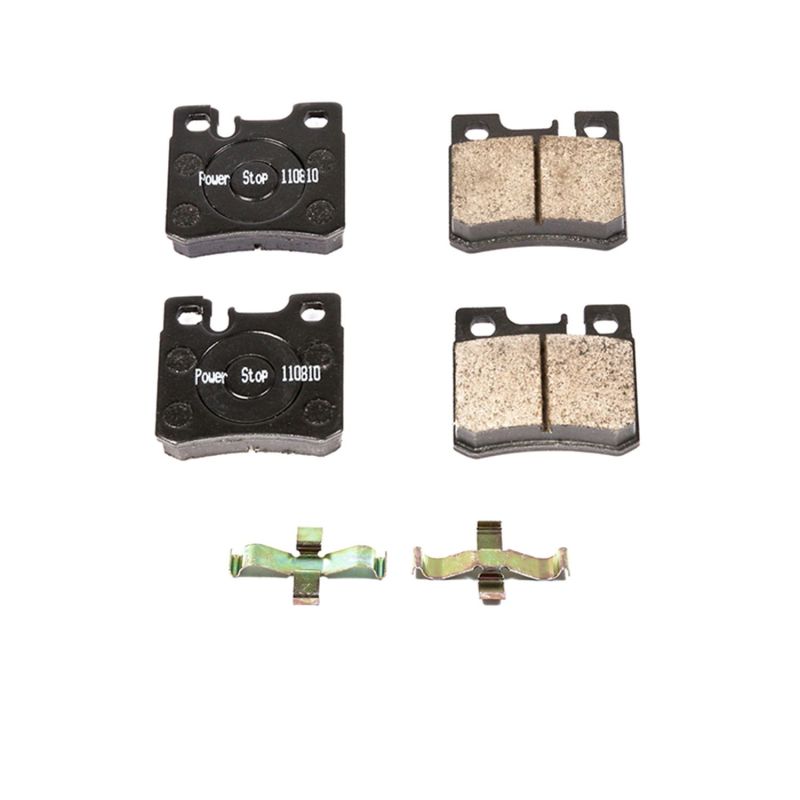 PSB Z17 Evolution Brake Pads - Power Stop 99-00 Mercedes-Benz C230 Rear Z17 Evolution Ceramic Brake Pads w/Hardware
