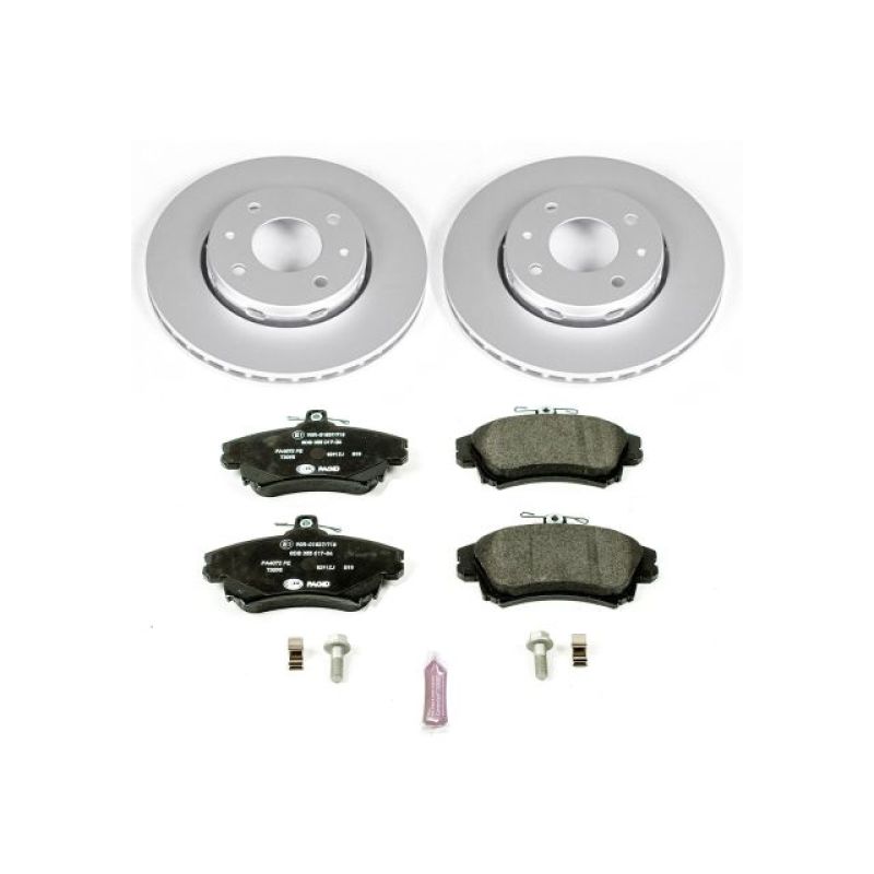 PSB Euro-Stop Kit - Power Stop 00-04 Volvo S40 Front Euro-Stop Brake Kit
