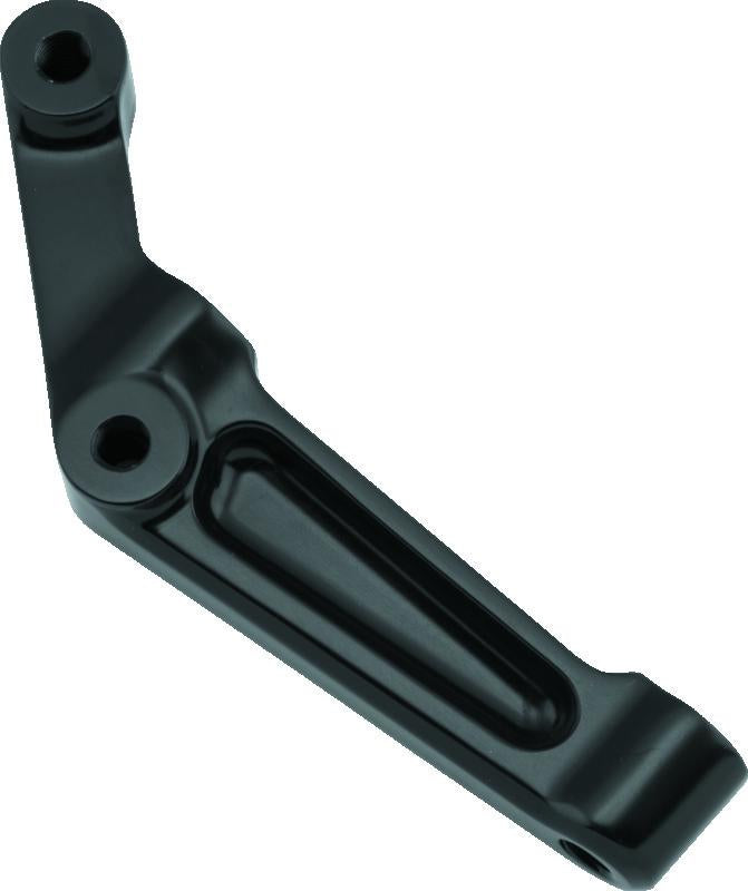 PFM Brake Caliper Brackets - Performance Machine Radial Caliper Bracket Left - Black Ano