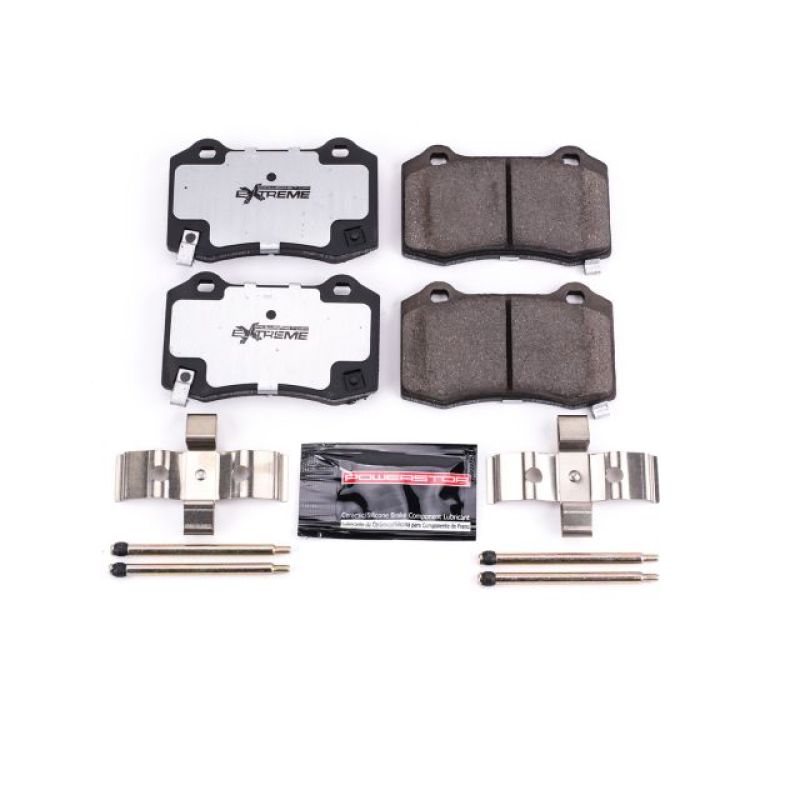 PSB Z26 Extreme Brake Pads - Power Stop 12-23 Dodge Charger Rear Z26 Extreme Street Brake Pads w/Hardware