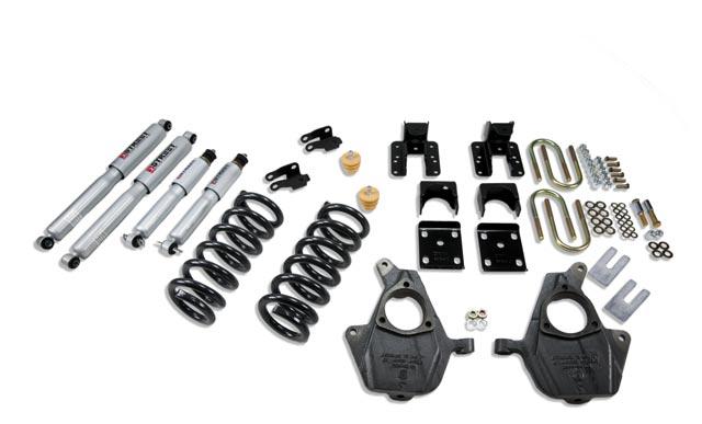 BT Lower Kit w SP Shocks - Belltech LOWERING KIT WITH SP SHOCKS