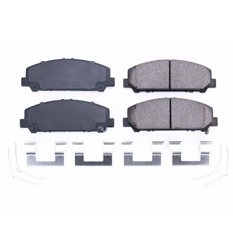 PSB Z17 Evolution Brake Pads - Power Stop 11-13 Infiniti QX56 Front Z17 Evolution Ceramic Brake Pads w/Hardware
