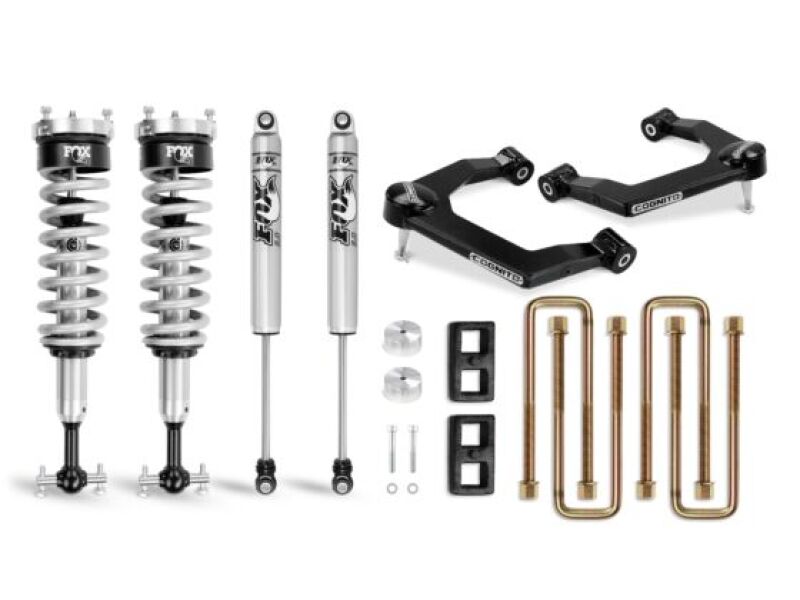 COG Lift Kit - Performance - Cognito 19-24 Chevy Silv/Sierra 1500 2/4WD 3in Perf Ball Joint Lvl Lift Kit w/Fox PS Coilovr 2.0 IFP