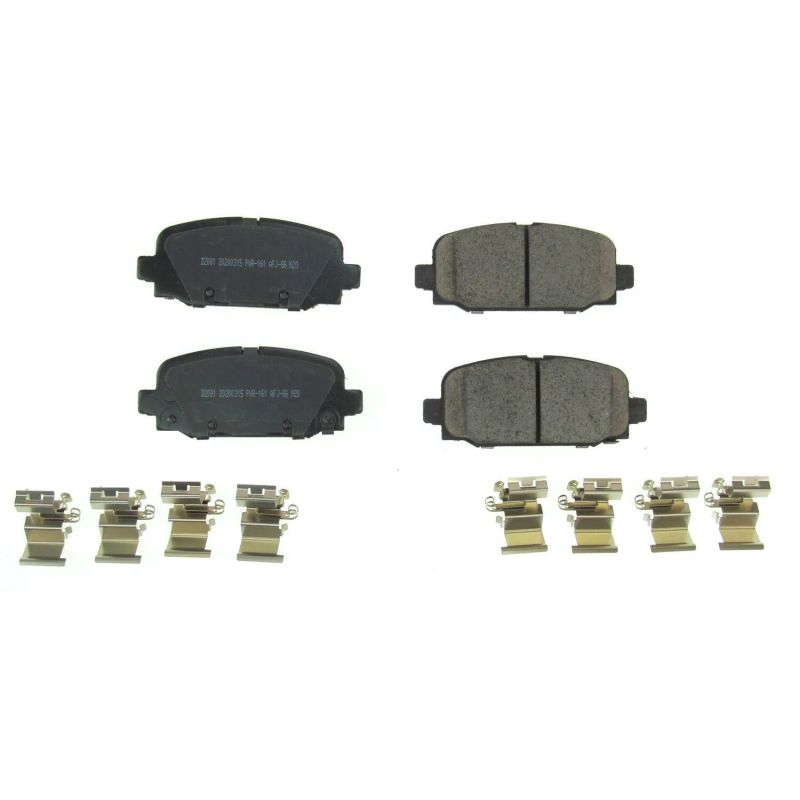 PSB Z17 Evolution Brake Pads - Power Stop 18-19 Jeep Compass Rear Z17 Evolution Ceramic Brake Pads w/Hardware
