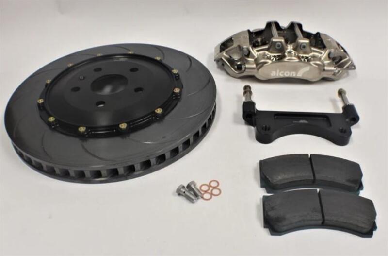 ALC Front Brake Kits - Alcon Chevrolet Corvette C6 6 Piston 355x32mm Front Street Kit - Nickle Plated