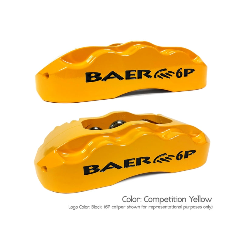 BAE Extreme Brake Kits - Baer Brakes 68-69 Ford Fairlane STD Studs 14in Extreme+ Front SDZ Brake Kit - Comp Yellow