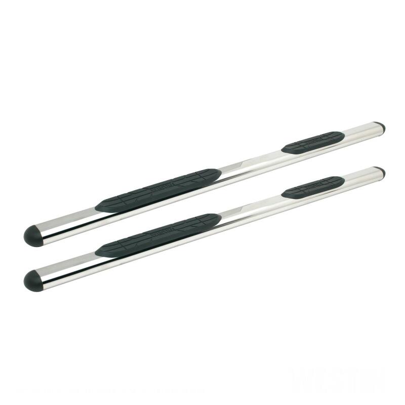 WES Nerf Bars - Premier 4 - Westin Premier 4 Oval Nerf Step Bars 75 in - Stainless Steel