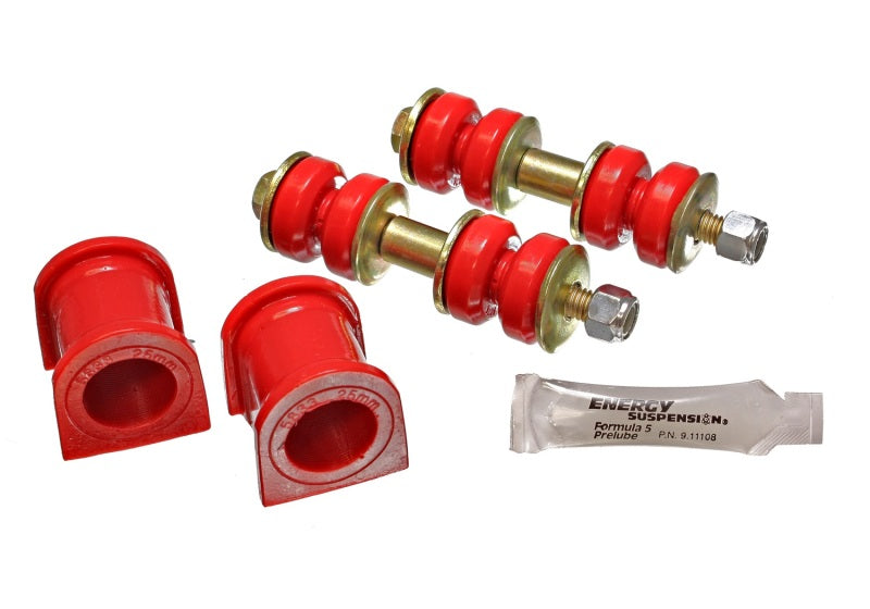 ES Sway Bar Bushings - Red - Energy Suspension 04-07 Scion xB Red 25mm Front Sway Bar Bushing Set