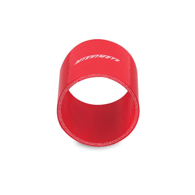 MM Couplers - Straight - Mishimoto 3.0 Inch Red Straight Coupler