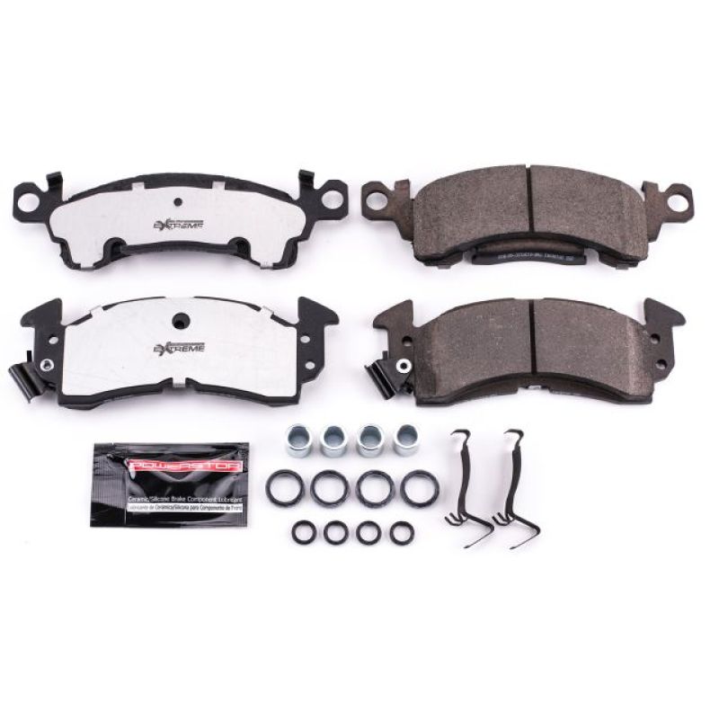 PSB Z26 Extreme Brake Pads - Power Stop 73-75 Buick Apollo Front or Rear Z26 Extreme Street Brake Pads w/Hardware