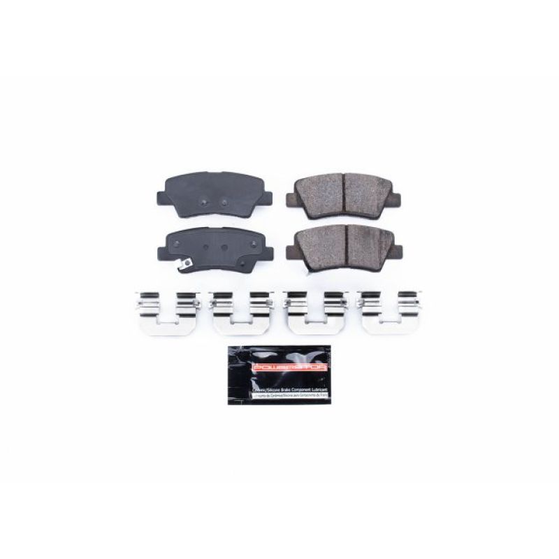PSB Z23 Evolution Brake Pads - Power Stop 16-19 Hyundai Tucson Rear Z23 Evolution Sport Brake Pads w/Hardware