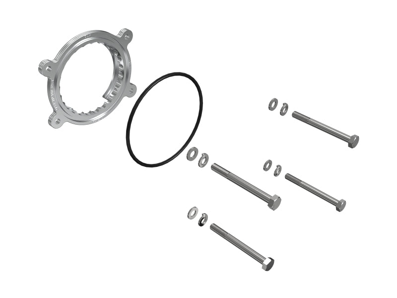 AFE Silver Bullet TBS - aFe Silver Bullet Throttle Body Spacer Kit Ford Super Duty 23-26 V8-6.8L/7.3L