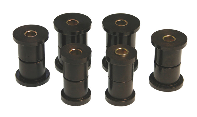 PRO Spring/Shackle Bush- Blk - Prothane 81-87 GM Rear Spring & Shackle Bushings (w/ 1 3/8in Bushings) - Black