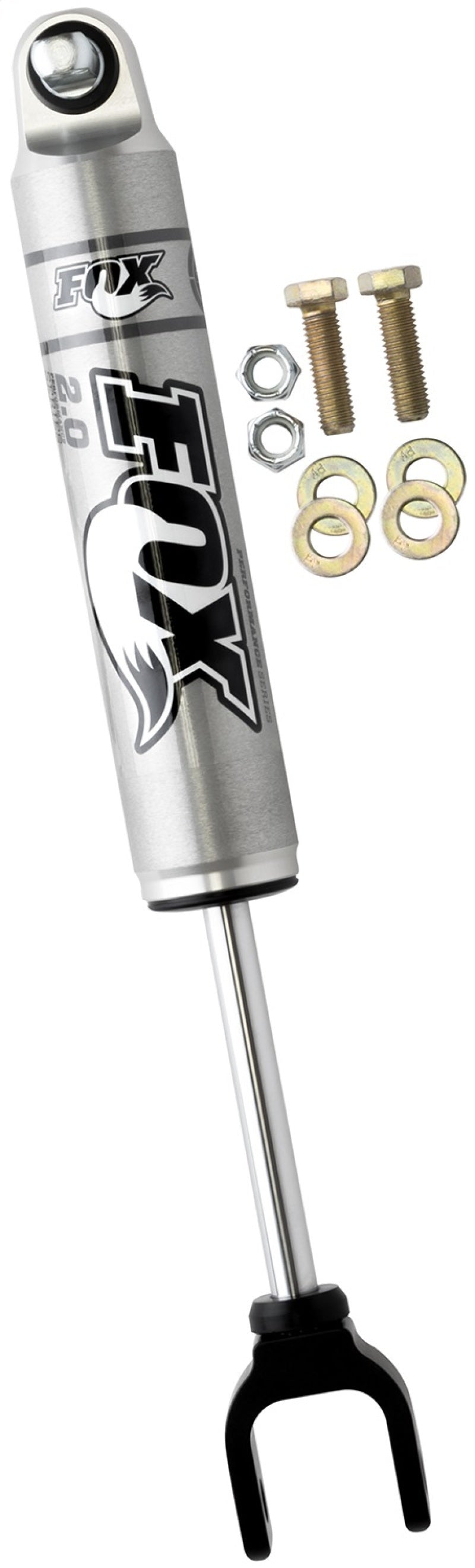 FOX 2.0 Perf Shock - Fox 11+ Chevy HD 2.0 Performance Series 5.4in. Smooth Body IFP Front Shock (Aluminum) / 0-1in. Lift