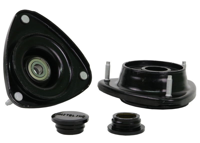 WL Front Strut Tops - Whiteline 04-07 Subaru WRX/STi / 98-02 Subaru Forester Front Upper Strut Mounts - Offset Assembly