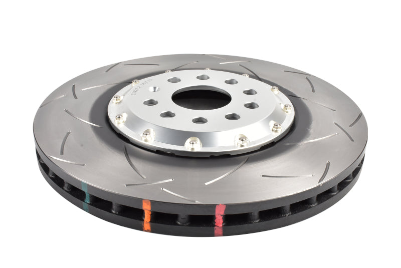 DBA 5000 Series Slotted Rotors - DBA 2022+ Volkswagen Golf R Mk8 5000 Series T3 Slotted 2 Piece Front Rotor