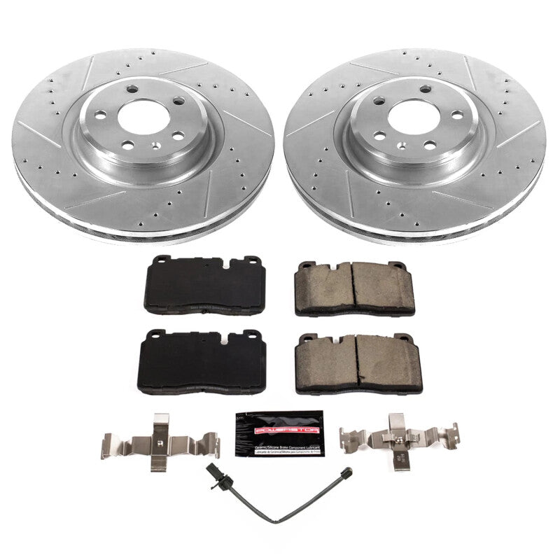 PSB Z23 Evolution Kit - Power Stop 13-15 Audi Q5 Front Z23 Evolution Brake Kit