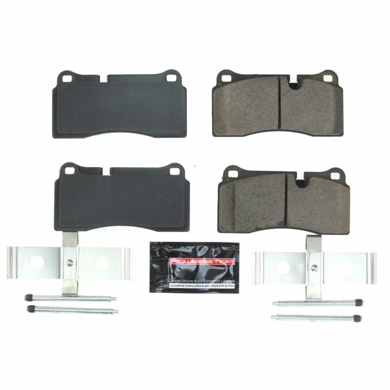 PSB Z23 Evolution Brake Pads - Power Stop 08-12 Audi R8 Rear Z23 Evolution Sport Brake Pads w/Hardware