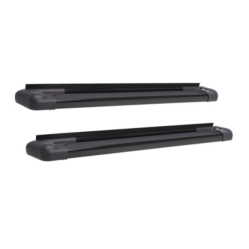 WES Running Boards - Sure-Grip - Westin SG6 Aluminum LED Running Boards 83in - Blk
