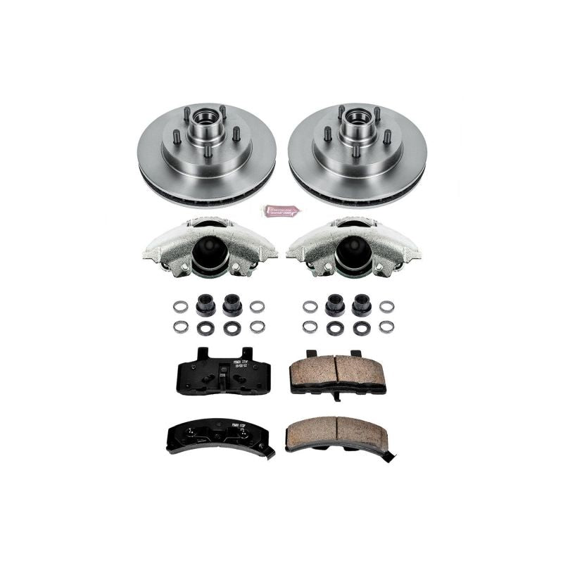 PSB Autospecialty Rotor - Power Stop 92-99 GMC Yukon Front Autospecialty Kit w/Cals