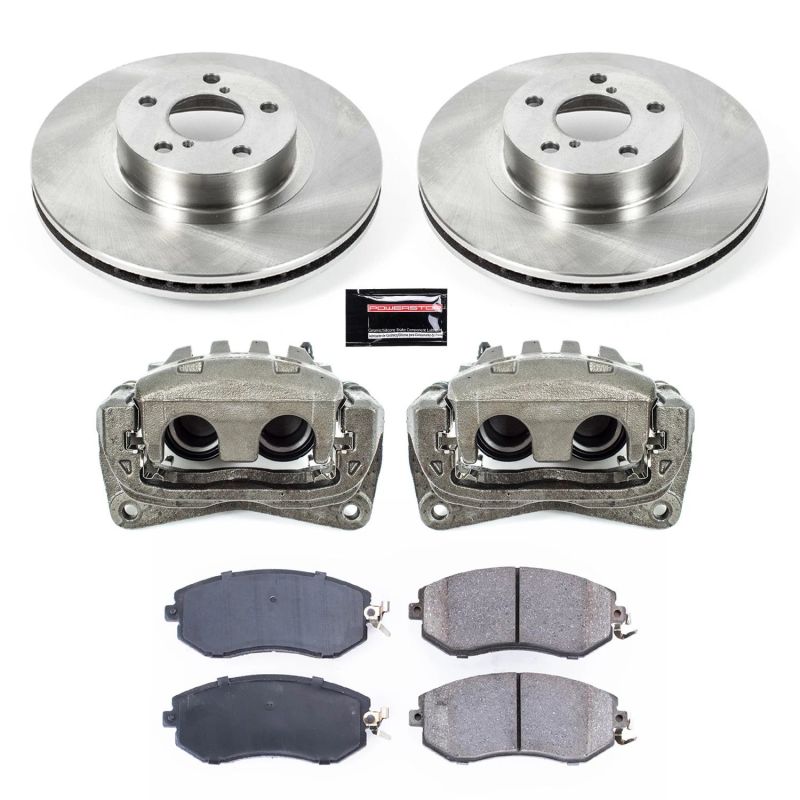 PSB Autospecialty Kit w/Cals - Power Stop 13-16 Subaru BRZ Front Autospecialty Brake Kit w/Calipers