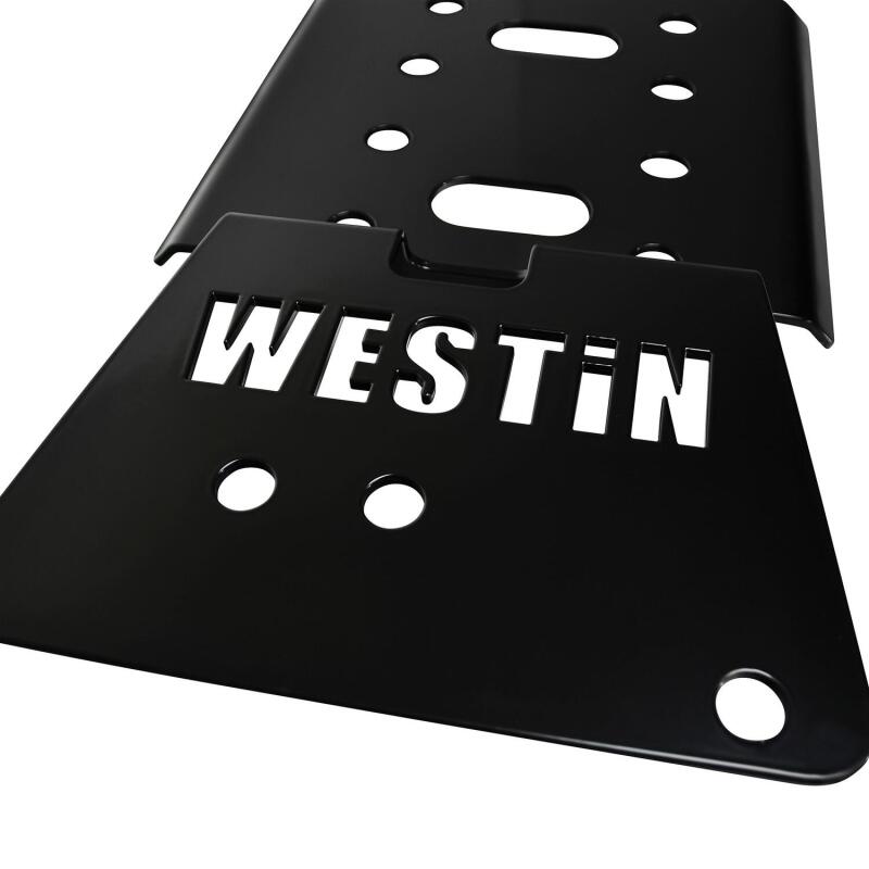 WES Skid Plates - Westin/Snyper 07-11 Jeep Wrangler Transmission Pan Skid Plate - Textured Black