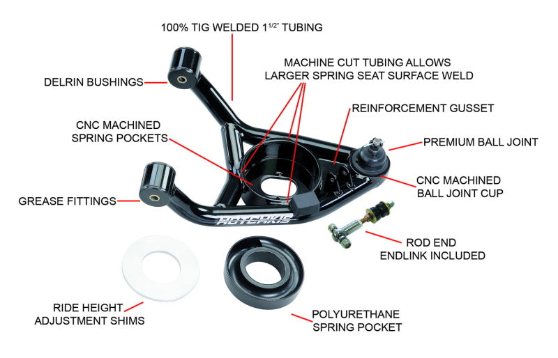 HOT A-Arms - Hotchkis 64-72 GM A-Body Lower A-Arms