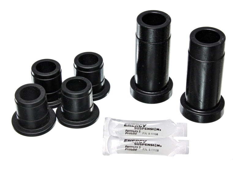 ES Cntrl Arm Bushings - Black - Energy Suspension 79-83 Toyota Pickup 2WD excl T-100/Tundra Black Front Upper&Lower Control Arm Bush