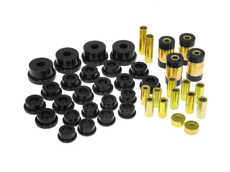 PRO Control Arm Bushings - Blk - Prothane 95-99 Mitsubishi Eclipse Rear Upper/Lower Control Arm Bushings - Black