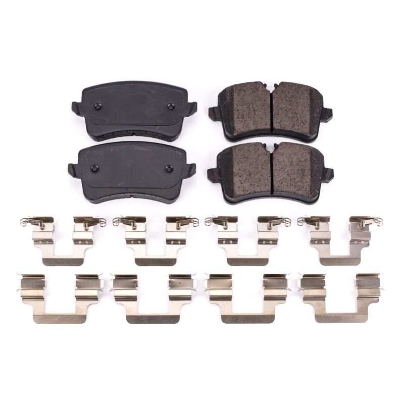 PSB Z17 Evolution Brake Pads - Power Stop 12-18 Audi A6 Rear Z17 Evolution Ceramic Brake Pads w/Hardware