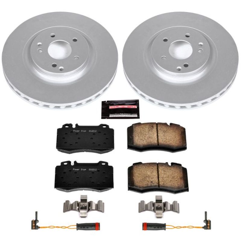 PSB Z23 Evolution Coated Kit - Power Stop 2004 Mercedes-Benz C230 Front Z23 Evolution Sport Coated Brake Kit