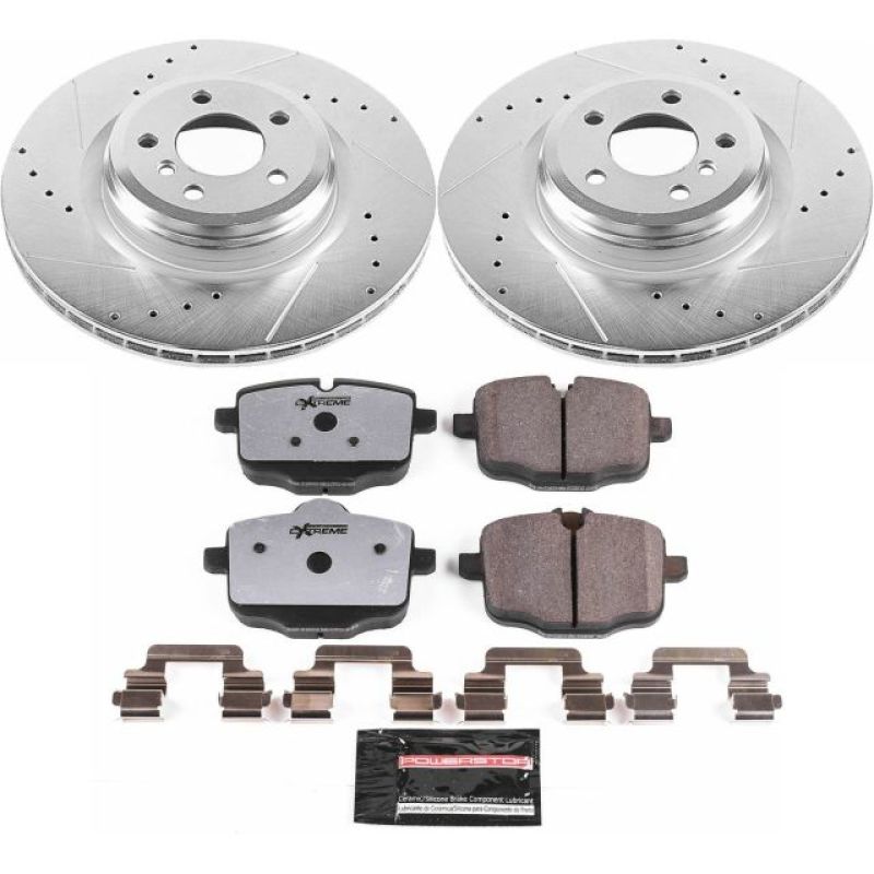 PSB Z26 Street Warrior Kit - Power Stop 10-15 BMW 550i GT Rear Z26 Street Warrior Brake Kit