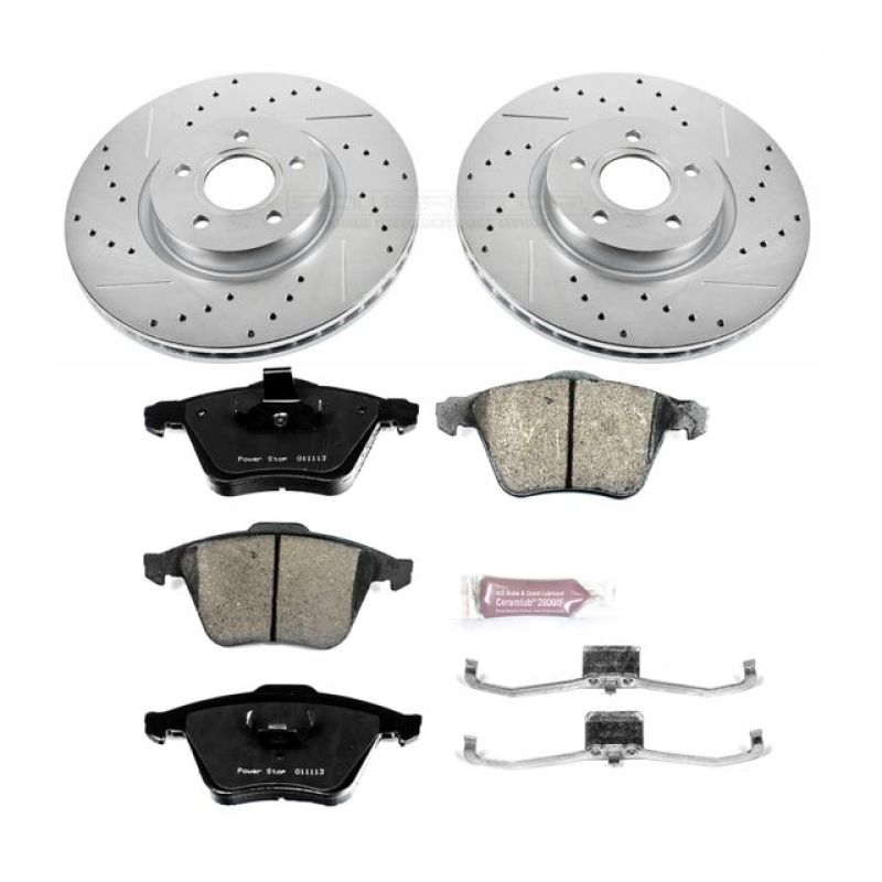 PSB Z23 Evolution Kit - Power Stop 06-13 Volvo C70 Front Z23 Evolution Sport Brake Kit