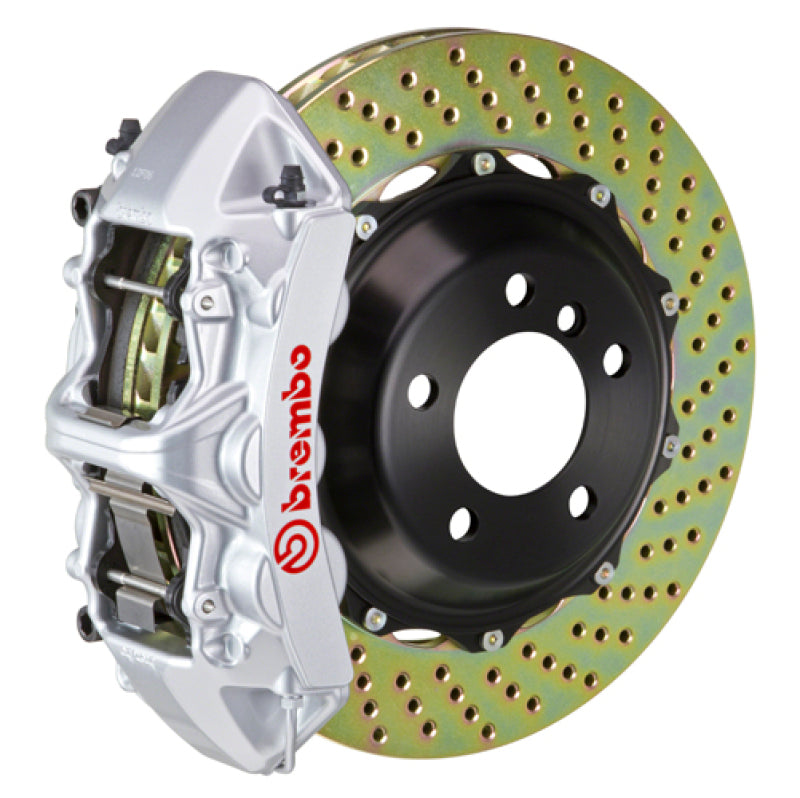 BRB Big Brake Kits - Brembo 12-16 FR-S (ZN6) Front BBK 6 Piston Cast 2pc 355x32 2pc Drilled Rotor - Silver