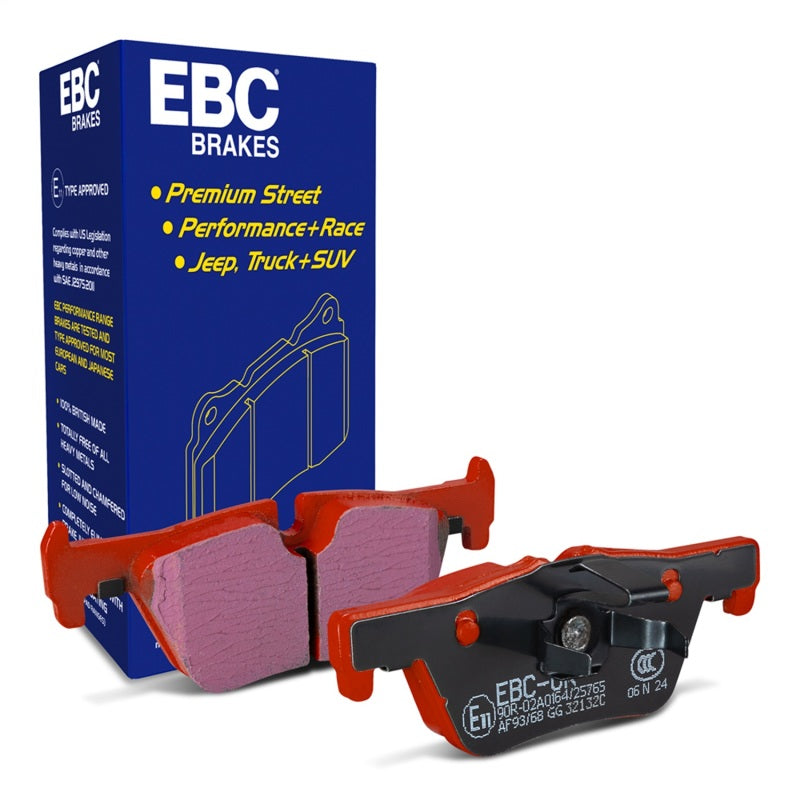 EBC Redstuff Brake Pad Sets - EBC 14+ BMW 228 Coupe 2.0 Turbo ATE calipers Redstuff Rear Brake Pads
