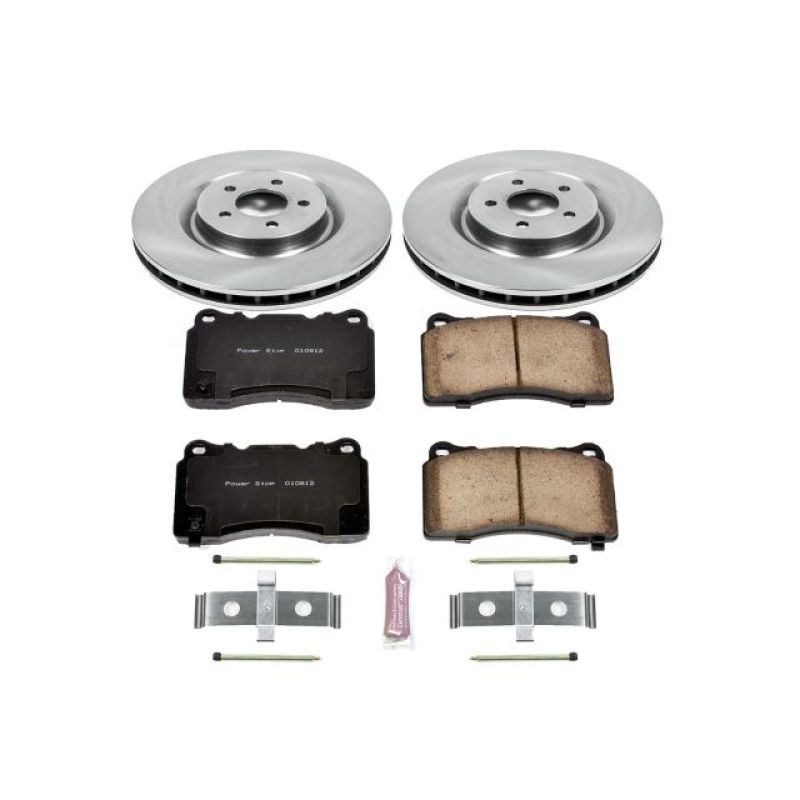 PSB Autospecialty Kit - Power Stop 07-14 Ford Mustang Front Autospecialty Brake Kit