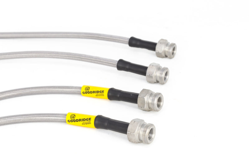 GR G-Stop Brake Line Kits - Goodridge 89-91 Honda Civic/CRX (w/Rear Drum) Stainless Steel Brake Line Kit