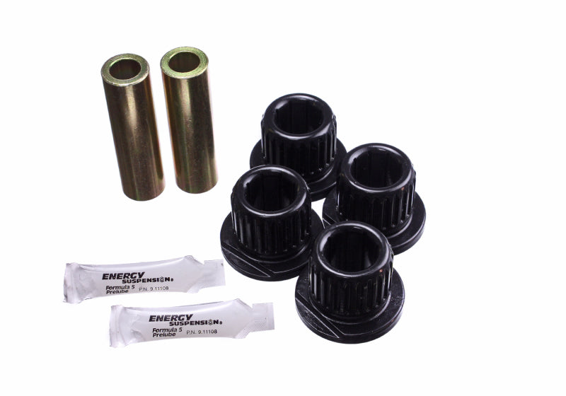 ES Spring/Shackle Bush - Black - Energy Suspension Ford Rear Shackle Bushing Set - Black