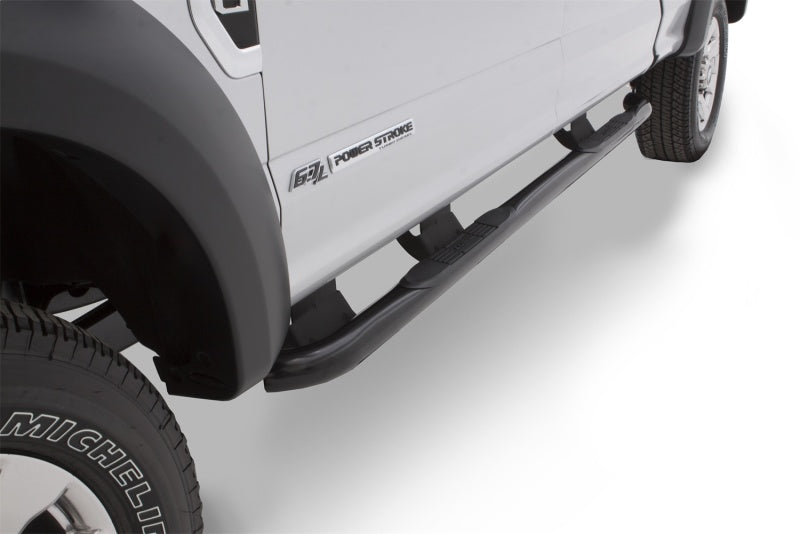 LND Nerf Bars - Polished - Lund 2019 Ford Ranger 3in. Round Bent Steel Nerf Bars - Polished