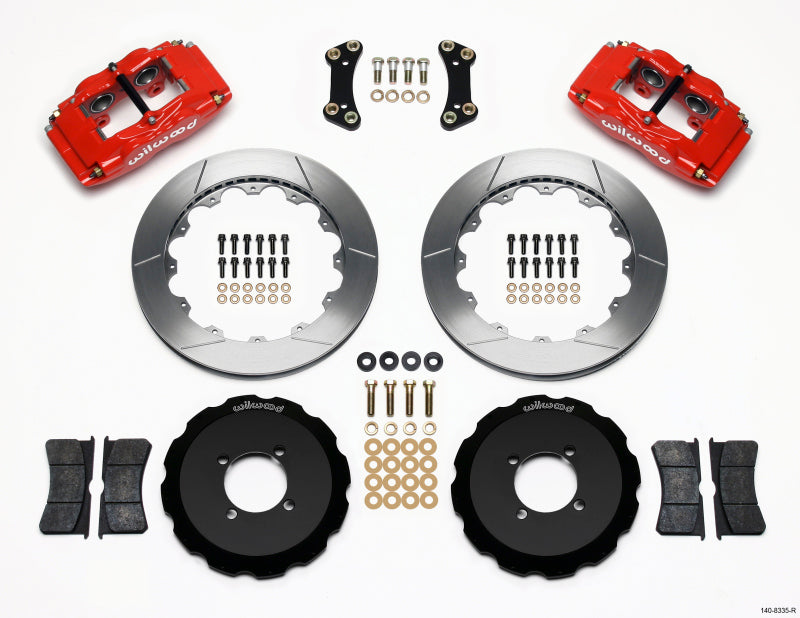 WIL Rotor Kit - Wilwood FSLI4 Front Hat Kit 13.00in Red 2003-05 Scion xA xB