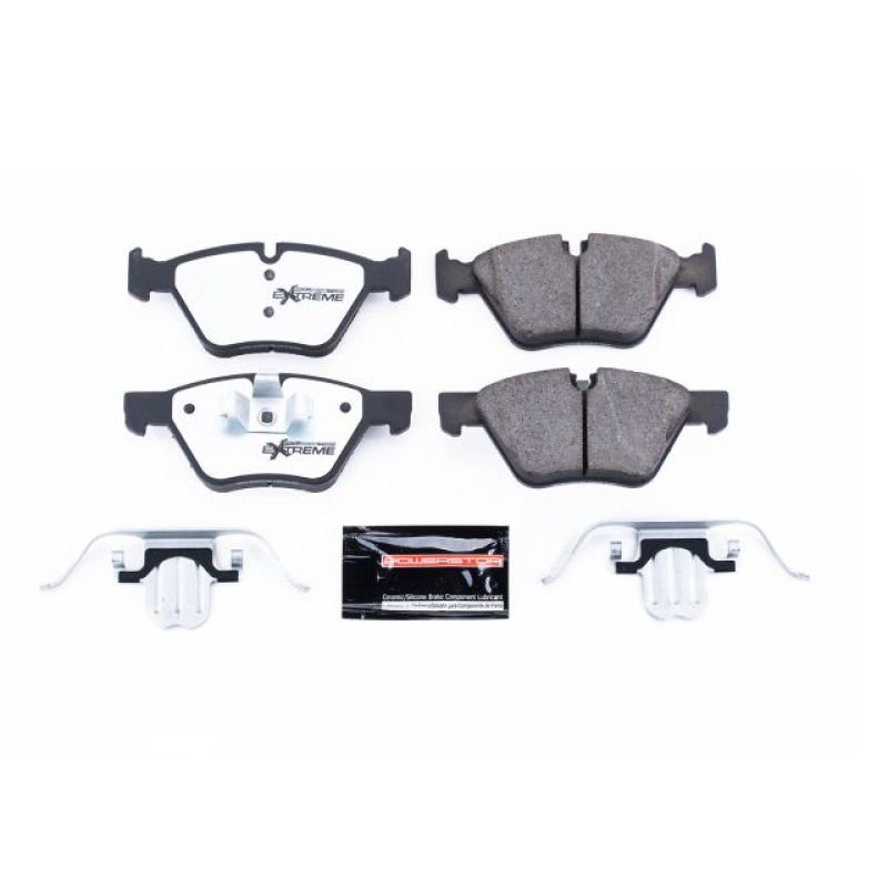 PSB Z26 Extreme Brake Pads - Power Stop 08-13 BMW 128i Front Z26 Extreme Street Brake Pads w/Hardware