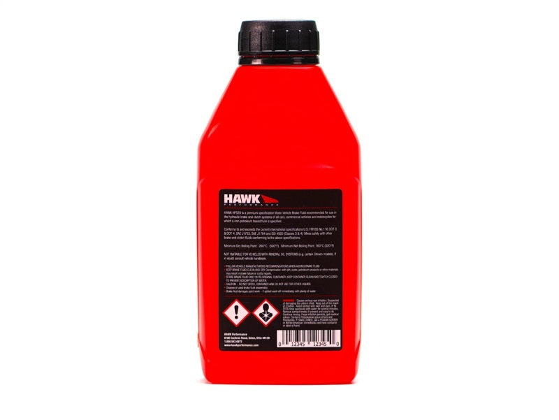 HAWK Brake Fluid - Hawk Performance Street DOT 4 Brake Fluid - 500ml Bottle