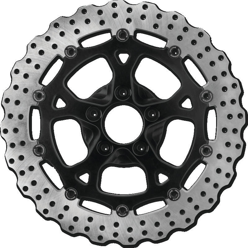 PFM Brake Rotors - Performance Machine 13 X .20 Dominator Ff Rcelne - Black Ano